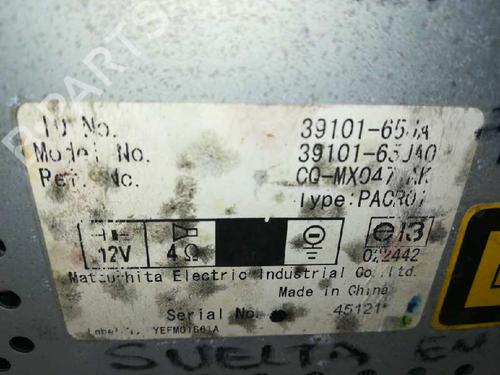 Radio SUZUKI GRAND VITARA II (JT, TE, TD) 1.9 DDiS All-wheel Drive (JT419, TD44, JB419WD, JB419XD,... | BP20809904E6 