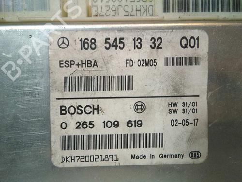 Control unit MERCEDES-BENZ A-CLASS (W168) A 140 (168.031, 168.131) | BP20791376M11 