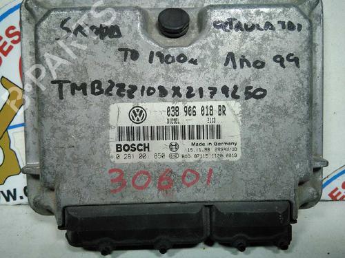 Engine control unit (ECU) SKODA OCTAVIA I (1U2) 1.9 TDI | BP20792688M57 