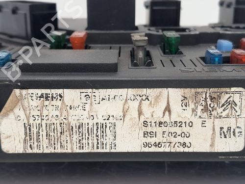 Fuse box PEUGEOT 206 Hatchback (2A/C) 1.9 D | BP28196159E1 
