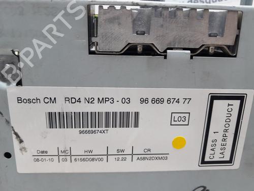 Radio PEUGEOT 3008 I MPV (0U_) 2.0 HDi 150 / BlueHDi 150 | BP20766857E6 