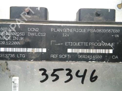 Engine control unit (ECU) CITROËN BERLINGO / BERLINGO FIRST MPV (MF_, GJK_, GFK_) 1.9 D (MFWJZ) | BP20795899M57 