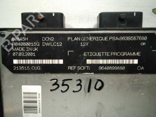 Computer motormanagement PEUGEOT 206 Hatchback (2A/C) 1.9 D | BP20795851M57 