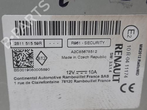 Radio RENAULT ZOE (BFM_)  | BP21828701E6 