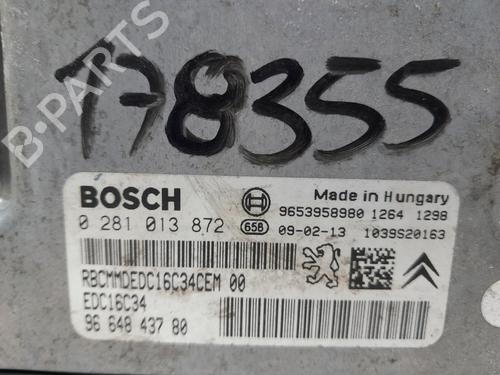 Engine control unit (ECU) CITROËN BERLINGO MULTISPACE (B9) 1.6 HDi 90 | BP23565248M57 