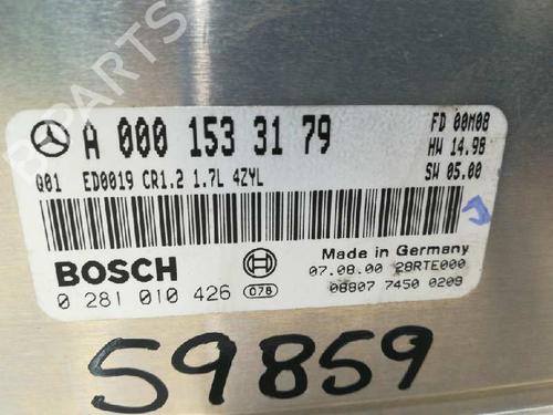 Engine control unit (ECU) MERCEDES-BENZ A-CLASS (W168) A 170 CDI (168.008) | BP20808664M57 