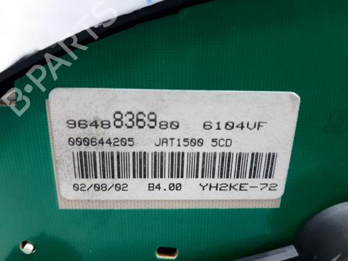 Instrument cluster PEUGEOT 206 Hatchback (2A/C) 2.0 HDI 90 | BP20747000C47 