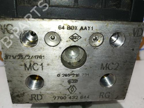 ABS pump RENAULT MEGANE I (BA0/1_) 1.9 dTi (BA1U) | BP20797276M43 