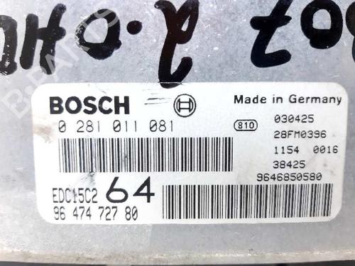 Engine control unit (ECU) PEUGEOT 307 (3A/C) 2.0 HDi 110 | BP20733003M57 
