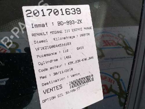 Gearbox RENAULT MEGANE III Grandtour (KZ0/1)  | BP20794730M3 