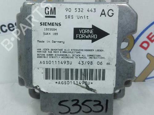 ECU airbags OPEL CORSA B (S93) 1.7 D (F08, F68, M68) | BP20806027M53 
