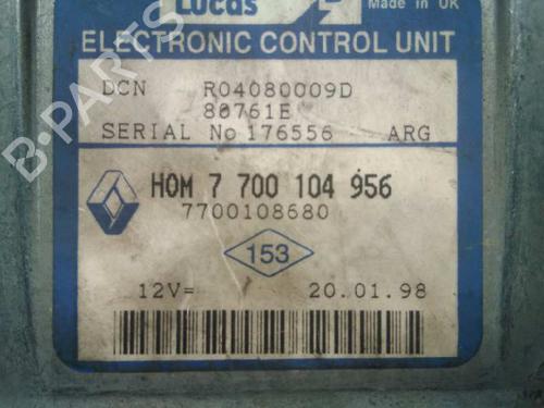 Engine control unit (ECU) RENAULT CLIO II (BB_, CB_) 1.9 D (B/CB0E, BB0J) | BP20797542M57 