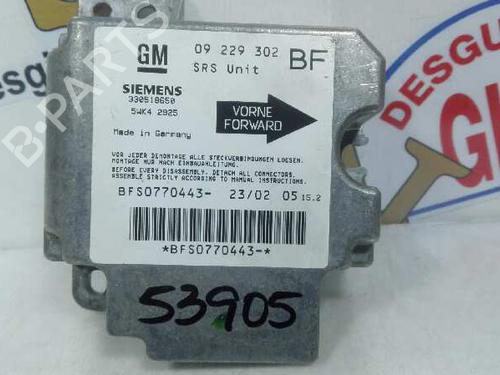 ECU airbags OPEL ASTRA G Saloon (T98) 1.6 16V (F69) | BP20806220M53 