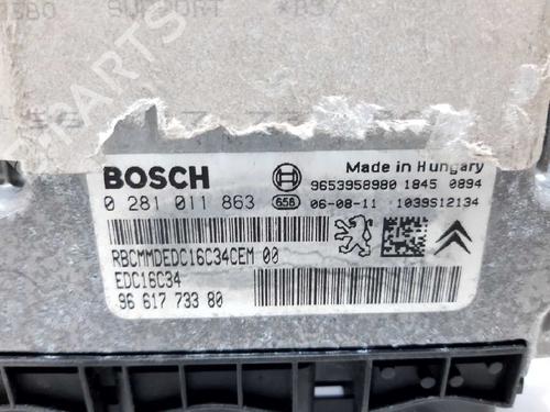 Engine control unit (ECU) CITROËN C4 Coupe (LA_) 1.6 HDi | BP20736208M57 