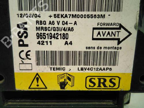 ECU airbags CITROËN C2 (JM_) 1.4 HDi | BP20803376M53 