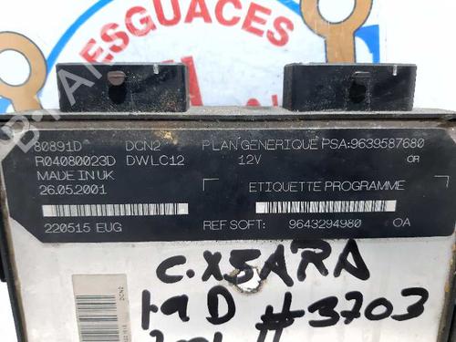 Engine control unit (ECU) CITROËN XSARA (N1) 1.9 D | BP20733893M57 