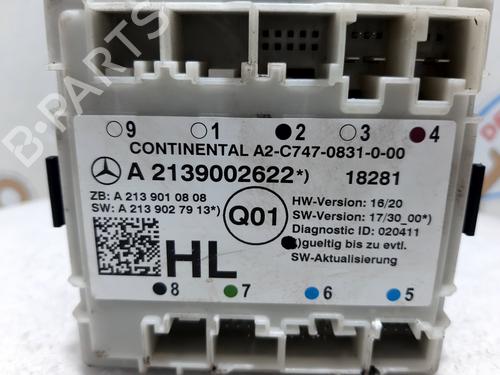 Comfort control module MERCEDES-BENZ E-CLASS (W213) E 220 d (213.004) | BP20756839M56 