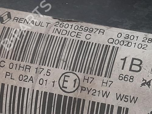 Right headlight RENAULT MEGANE III Hatchback (BZ0/1_, B3_) | BP37081776C29 - Image 3