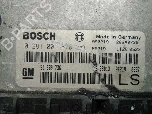 Engine control unit (ECU) OPEL ASTRA G Hatchback (T98) 1.7 TD (F08, F48) | BP20799348M57 