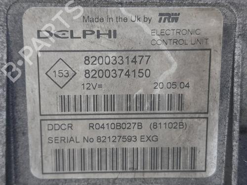 Engine control unit (ECU) RENAULT CLIO II (BB_, CB_)  | BP21097299M57 