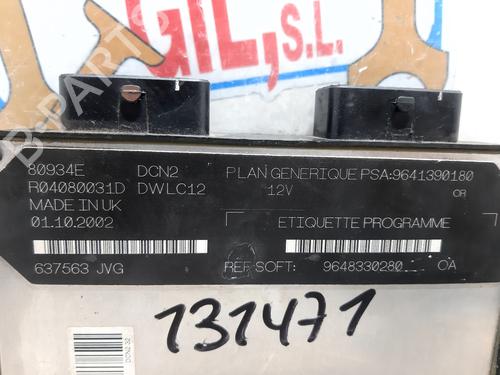 Engine control unit (ECU) CITROËN XSARA (N1) 1.9 D | BP20748925M57 