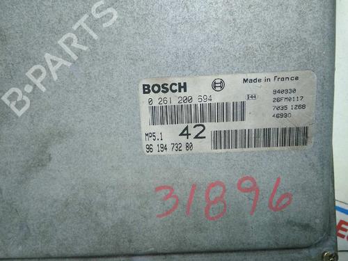 Engine control unit (ECU) PEUGEOT 306 (7B, N3, N5) 1.6 SR | BP20793706M57 