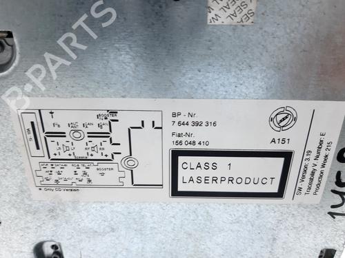 Radio ALFA ROMEO 147 (937_) 1.6 16V T.SPARK ECO (937.AXA1A, 937.BXA1A) | BP20757283E6 