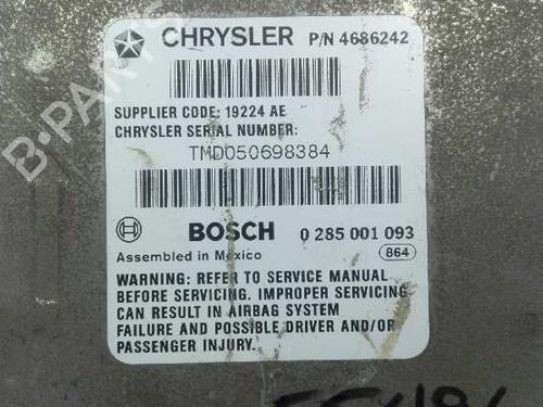 ECU airbags CHRYSLER VOYAGER / GRAND VOYAGER III (GS_, NS_) 2.5 TD | BP20807066M53