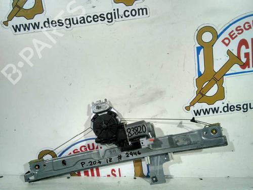 Used Front left window mechanism PEUGEOT 207 (WA_, WC_) 1.6 HDi (109 hp) 20809036