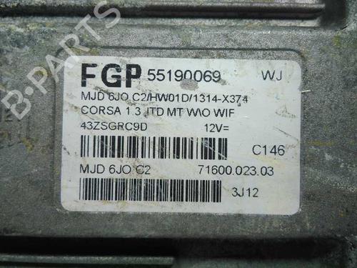 Engine control unit (ECU) OPEL CORSA C (X01) 1.3 CDTI (F08, F68) | BP20799436M57 