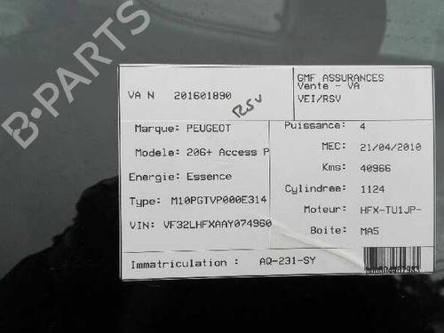 Starter PEUGEOT 206+ (2L_, 2M_) 1.1 | BP20807252M8 