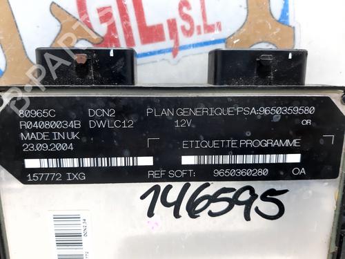 Engine control unit (ECU) CITROËN BERLINGO / BERLINGO FIRST MPV (MF_, GJK_, GFK_) 1.9 D (MFWJZ) | BP20757976M57 