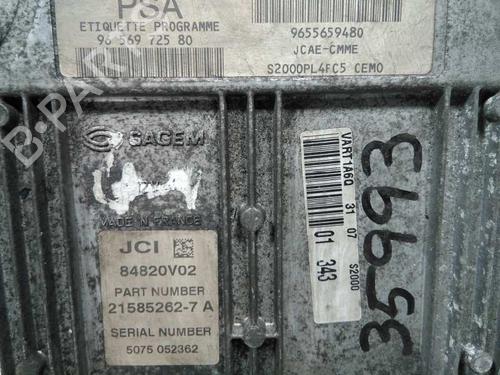 Engine control unit (ECU) PEUGEOT 206 Hatchback (2A/C) 1.4 LPG | BP20796232M57 