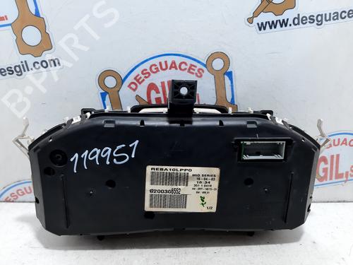 Instrument cluster RENAULT MEGANE II (BM0/1_, CM0/1_) 1.5 dCi (BM0F, BM0T, BM2B, CM0F, CM0T) | BP20743522C47 