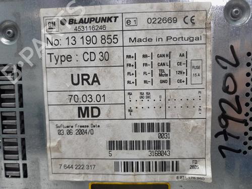 Radio OPEL MERIVA A MPV (X03)  | BP24372482E6 