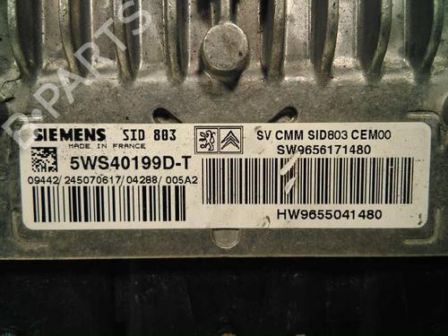 Engine control unit (ECU) CITROËN C5 I (DC_) 2.0 16V (DCRFNC, DCRFNF) | BP20796397M57 