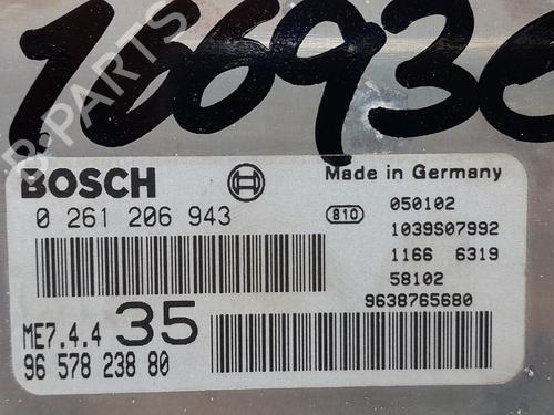 Engine control unit (ECU) PEUGEOT 307 SW (3H) 1.6 16V | BP20771520M57 