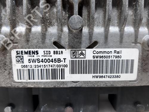 Engine control unit (ECU) PEUGEOT 307 (3A/C) 2.0 HDi 90 | BP20743361M57 