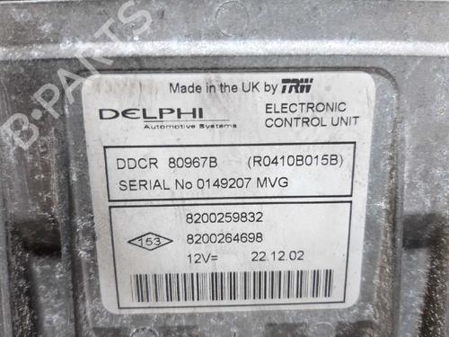 Engine control unit (ECU) RENAULT MEGANE II (BM0/1_, CM0/1_) 1.5 dCi (BM0F, BM0T, BM2B, CM0F, CM0T) | BP20736078M57 