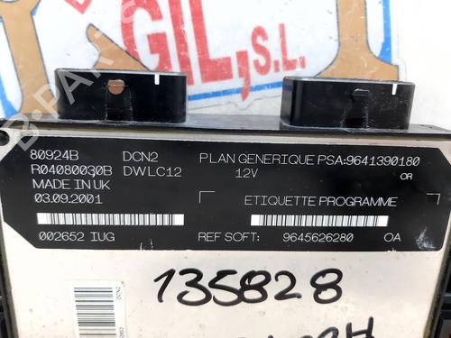 Engine control unit (ECU) PEUGEOT 206 Hatchback (2A/C) 1.9 D | BP20751290M57 