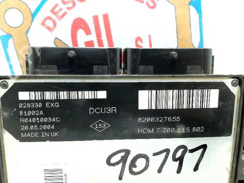 Engine control unit (ECU) RENAULT KANGOO (KC0/1_) D 55 1.9 (KC0D) | BP20732587M57 
