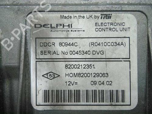 Engine control unit (ECU) RENAULT CLIO II (BB_, CB_) | BP20797318M57