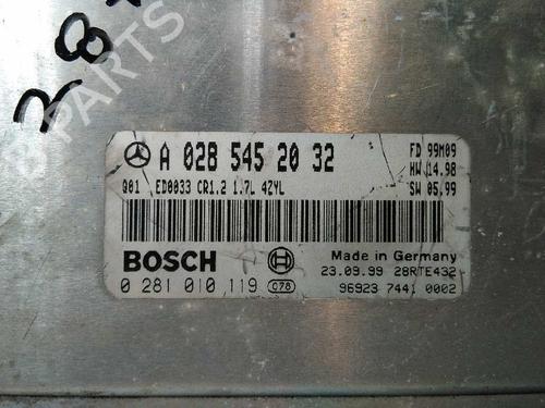 Engine control unit (ECU) MERCEDES-BENZ A-CLASS (W168) A 170 CDI (168.008) | BP20791215M57 