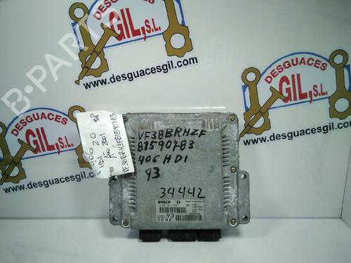 Used Engine control unit (ECU) PEUGEOT 406 Break (8E/F) 2.0 HDI 110 (109 hp) 20795393