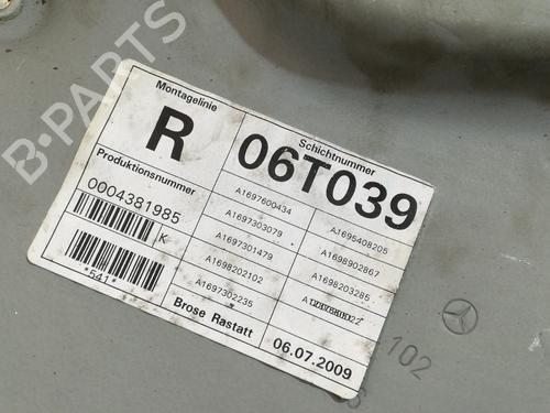 Rear right window mechanism MERCEDES-BENZ A-CLASS (W169) A 180 CDI (169.007, 169.307) | BP20754275C25 