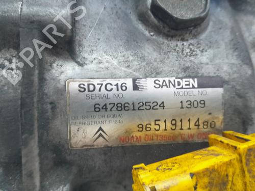 AC compressor PEUGEOT 307 Break (3E) 1.6 HDi 110 | BP24485377M34 