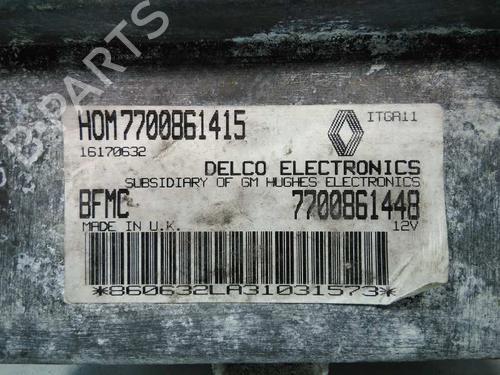 Engine control unit (ECU) RENAULT CLIO I (B/C57_, 5/357_) 1.2 (B/C/S57A, B/C57S, 5/357F, 5/357J, 5/357L, 5/357R) | BP20797741M57 
