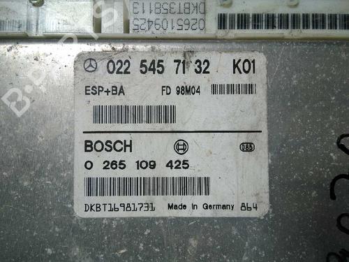 Control unit MERCEDES-BENZ A-CLASS (W168) A 140 (168.031, 168.131) | BP20791363M11 