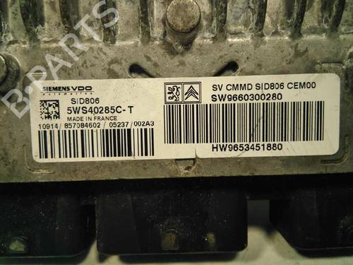 Engine control unit (ECU) CITROËN C3 I (FC_, FN_) 1.4 HDi | BP20796452M57 