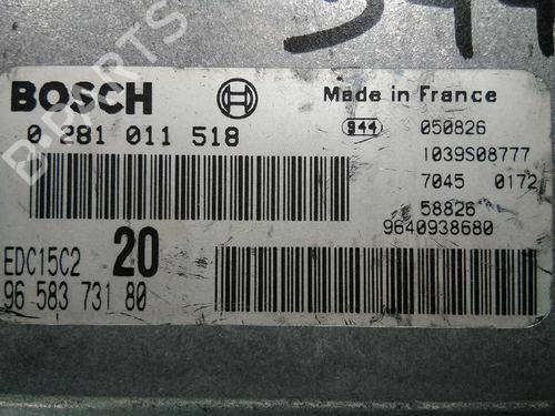 Engine control unit (ECU) CITROËN XSARA PICASSO (N68) 2.0 HDi | BP20795382M57 